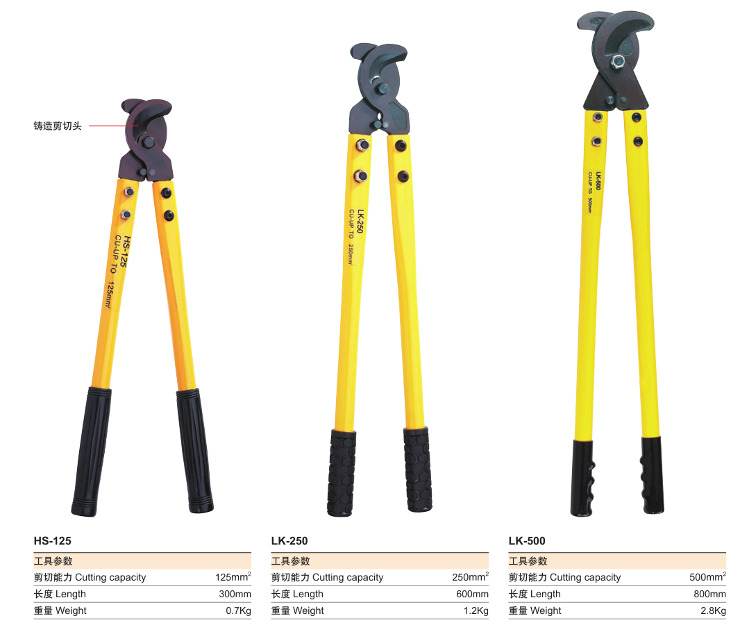 MKS sturdy crimping pliers for cable terminals for wire presser modules