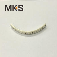 Performance plastic cable marker strips with yellow color