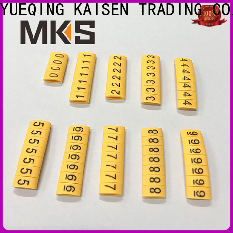 MKS cable tag design for plants