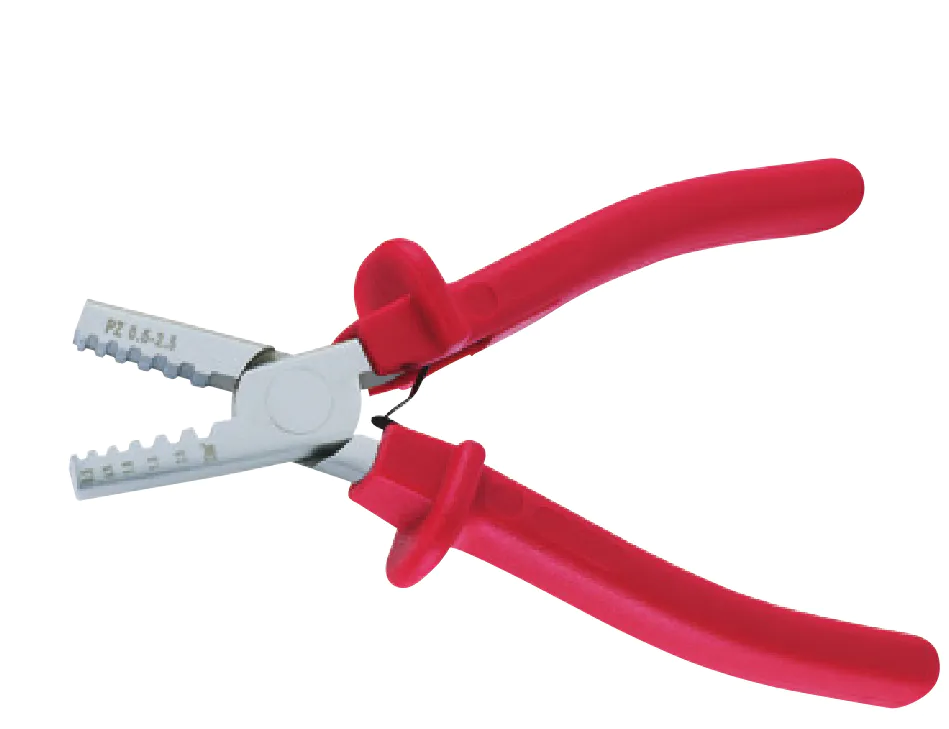 Crimping plier for cord end terminal