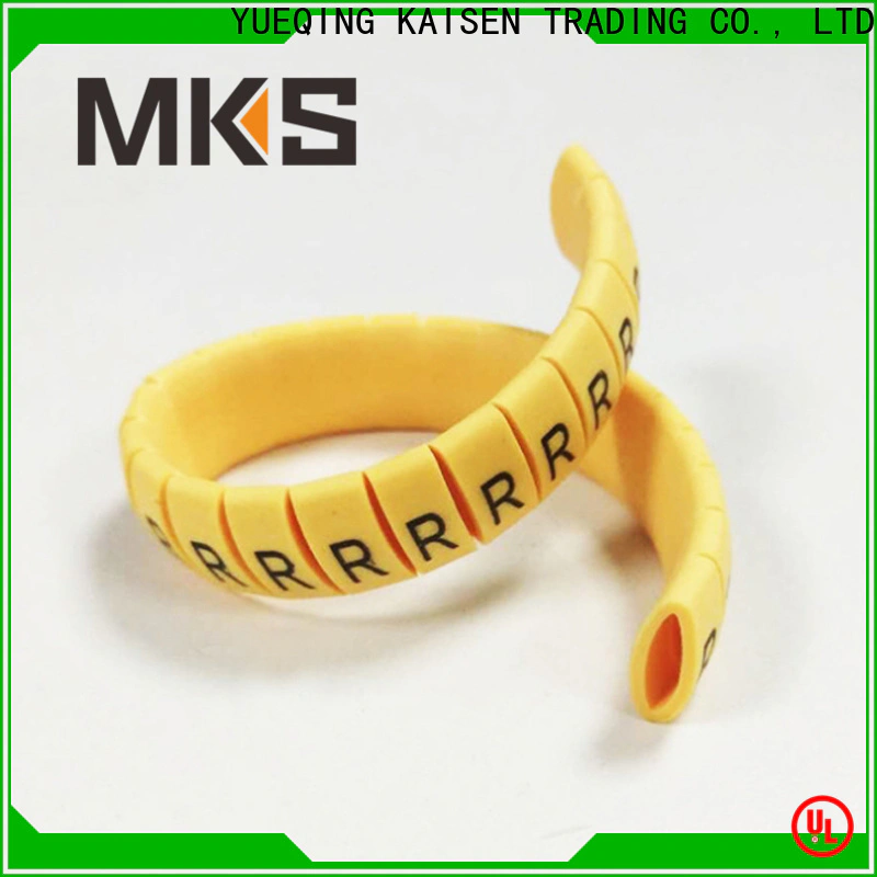 MKS aging resistance cable tag at discount for workshop