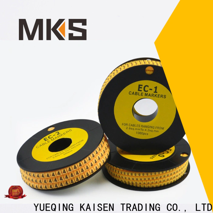 MKS oil resistance cable marker supplier for industrial
