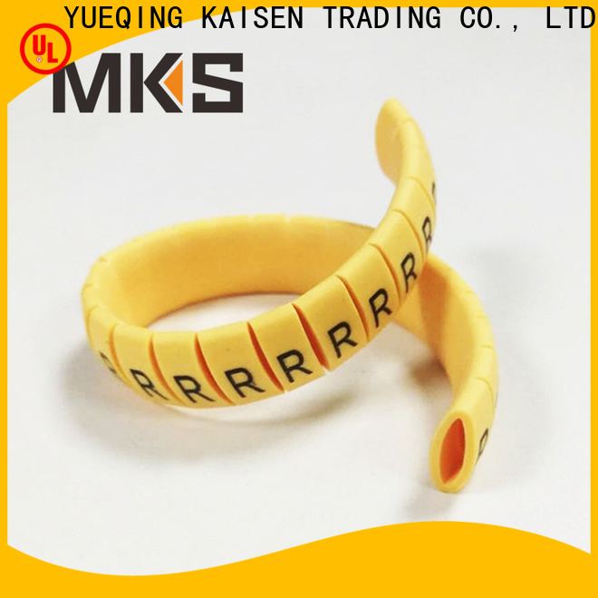 MKS aging resistance cable marker at discount for plants