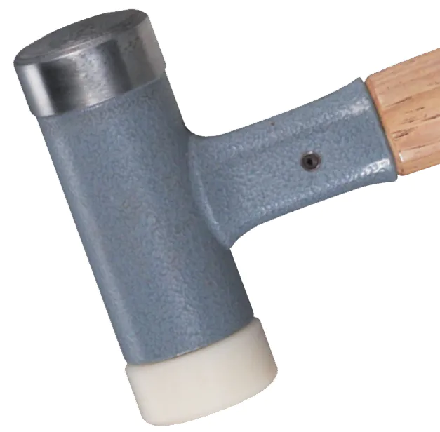 Non Rebounding American Ash Handle/ Steel Cushion Grip Dead Blow Hammers with Steel & Plastic Face