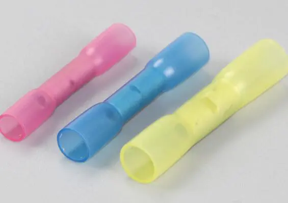 100pcs/Pack BHT Watertight Heat shrink Adhesive Butt Splice Connectors