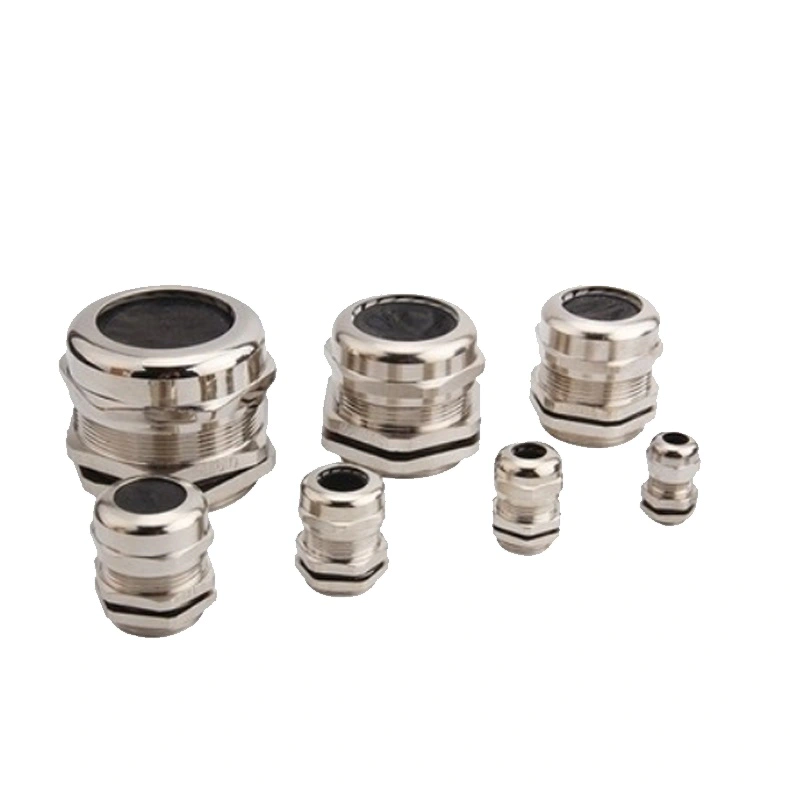ip68 waterproof multiple hole PG7-PG63 M8-M100 thread size cable gland Brass metal cable glands