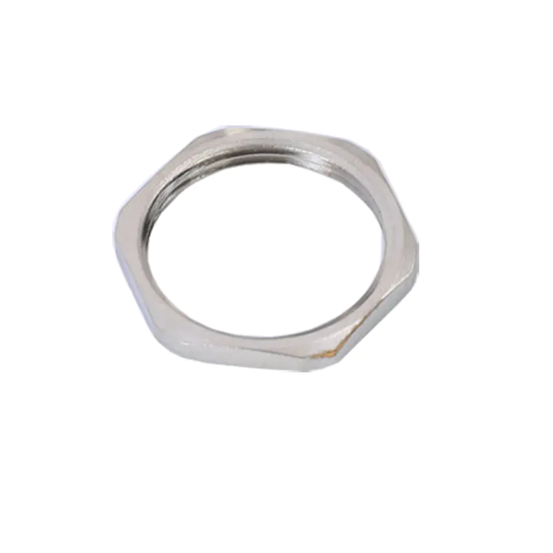 Nickel plated Brass metal Locking nut
