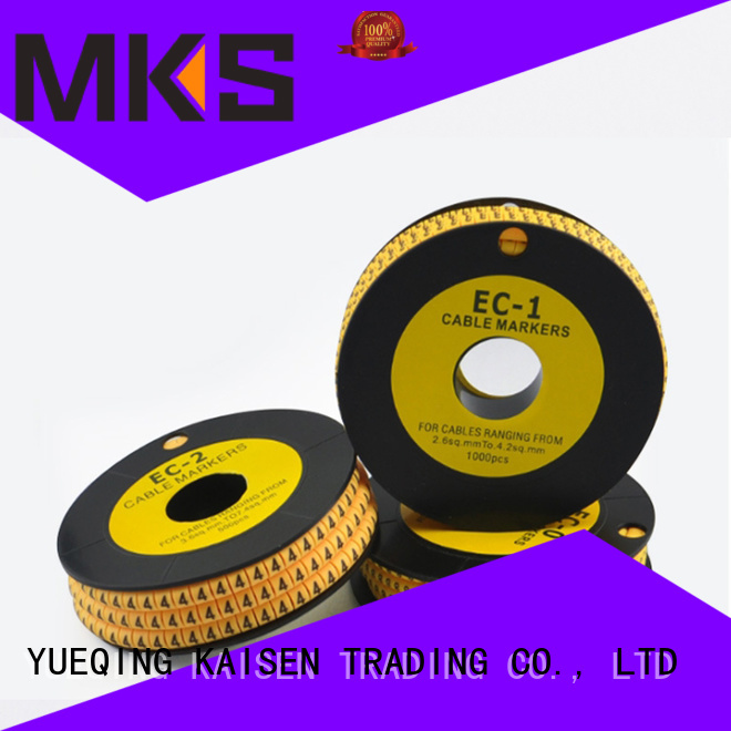 MKS delicate cable marker supplier for factory
