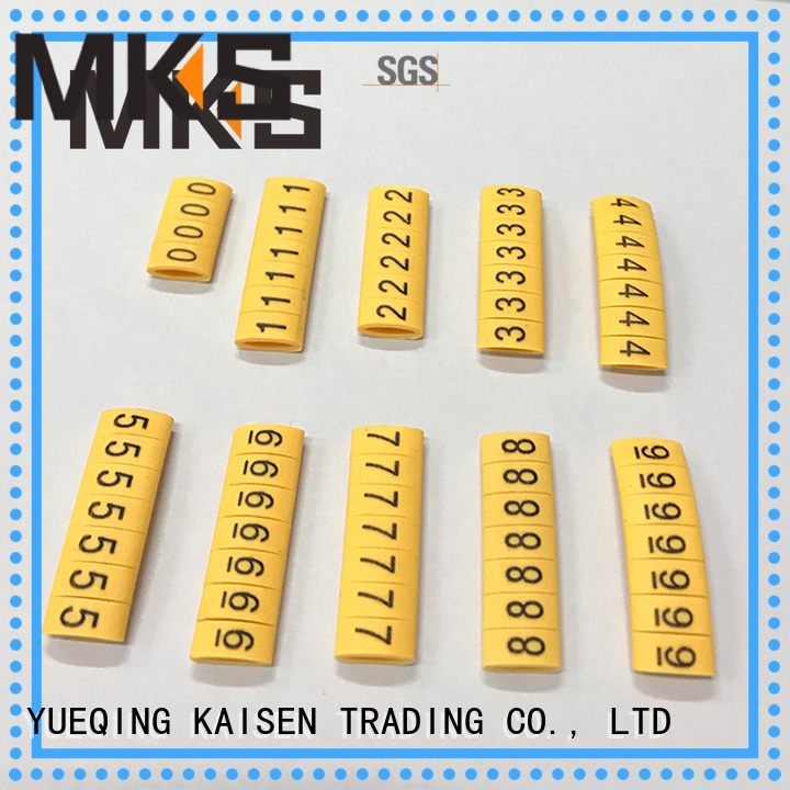 MKS delicate cable marker supplier for plants