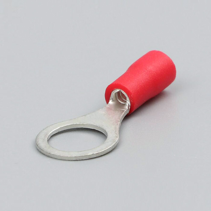 Crimp ring terminals vinyl-insulated copper red AWG22-16 RV1.25-5S