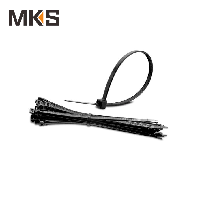 Nylon self-locking cable ties black color 3.6x150mm